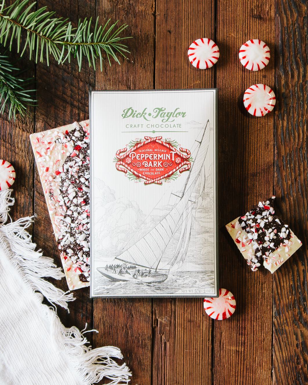 Peppermint Bark Dark & White Chocolate