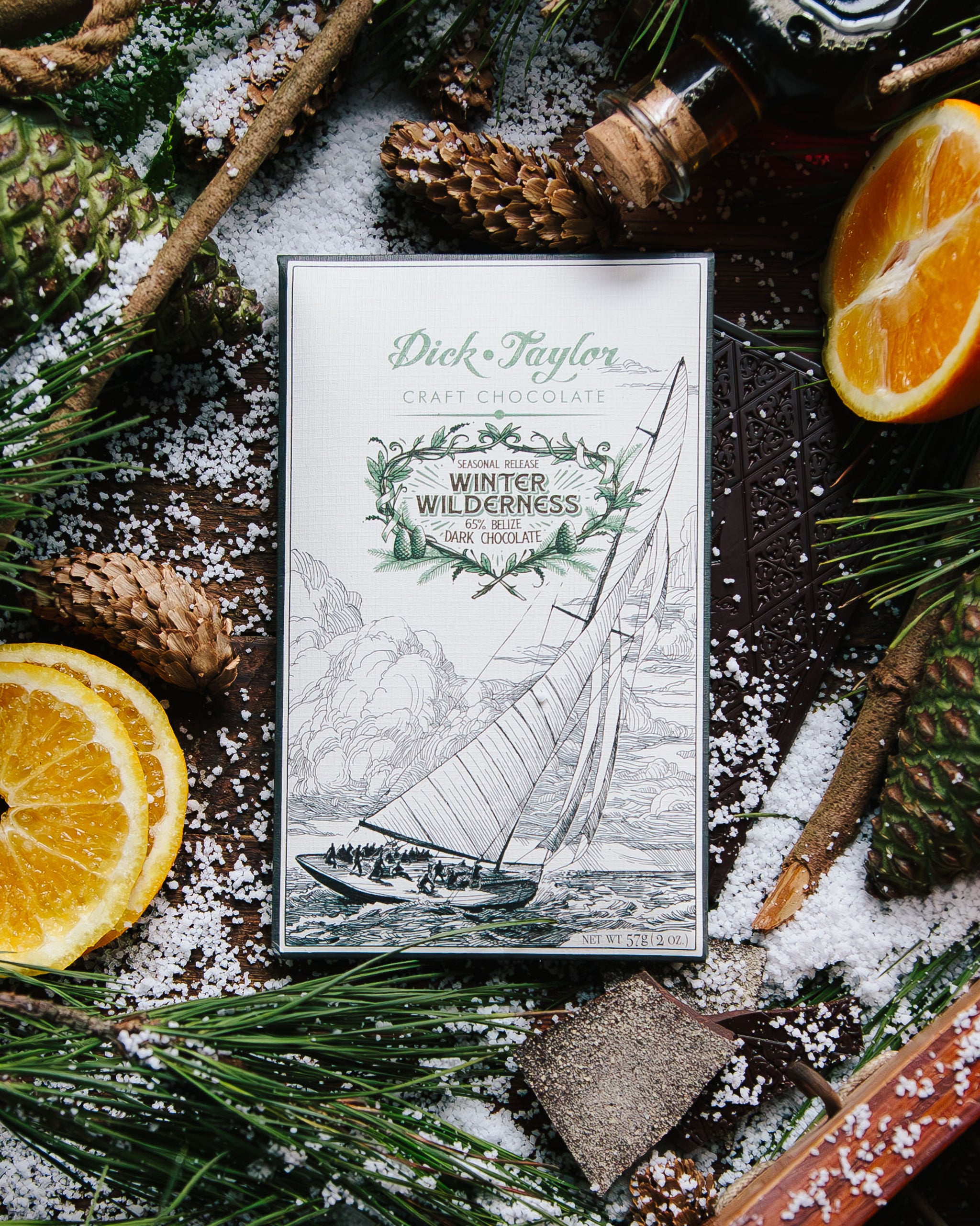 Winter Wilderness Dark Chocolate – Dick Taylor Chocolate | Wholesale